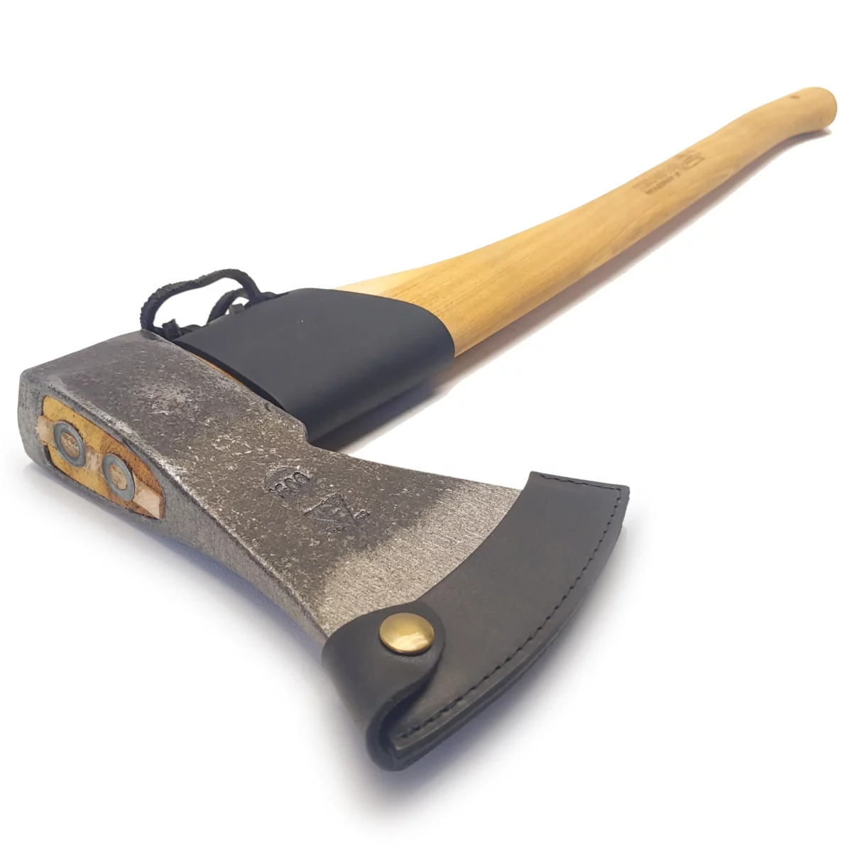 Ascia forestale forgiata con protezione in pelle 1,6 kg