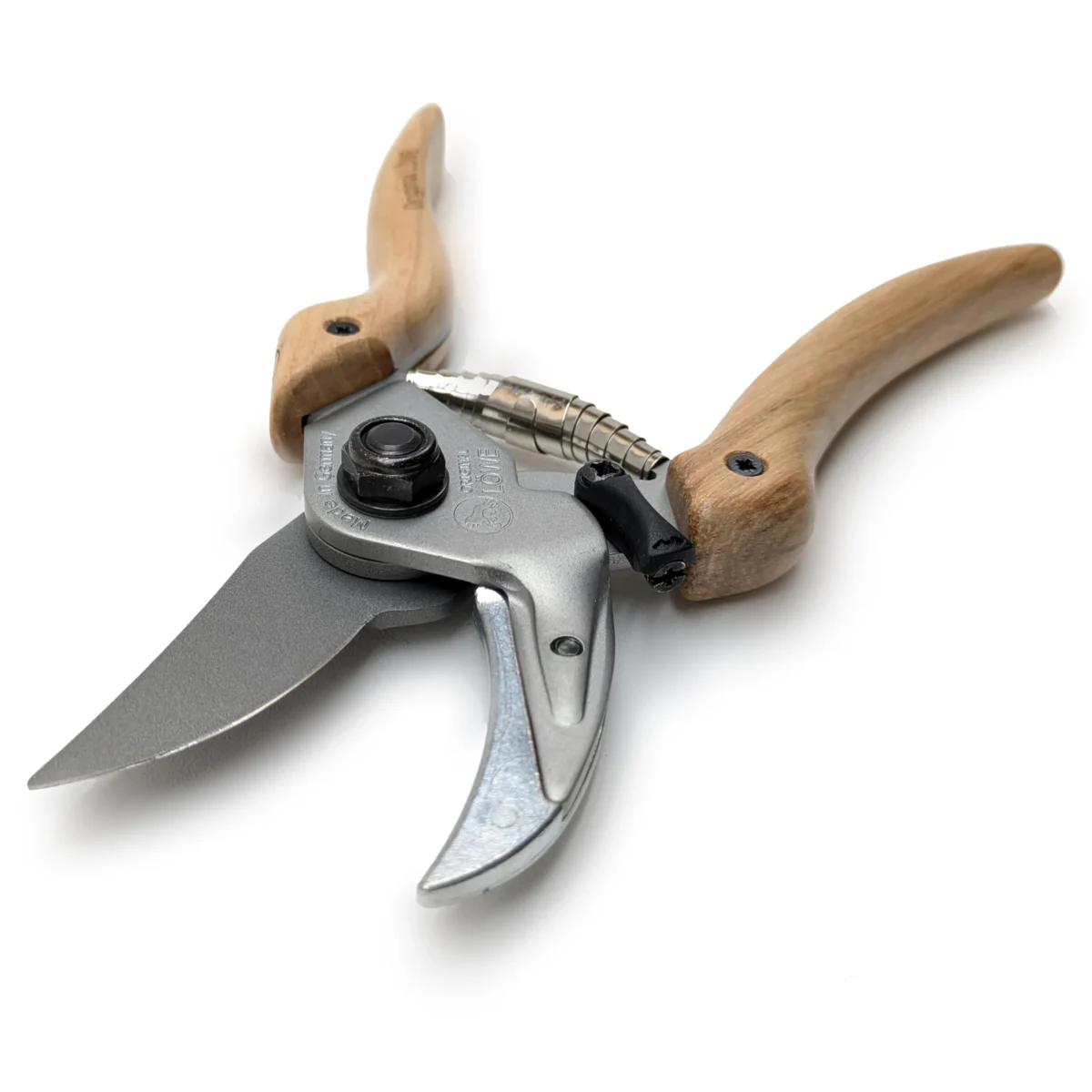 Cesoie da giardino con manici in legno di hickory